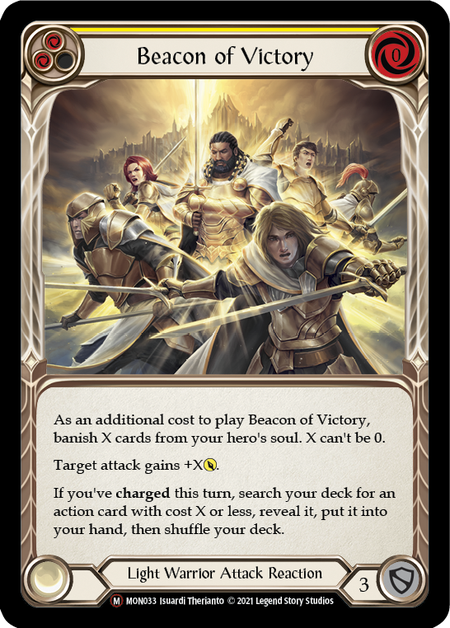 Flesh and Blood Monarch Unlimited M MON033 Beacon of Victory Rainbow