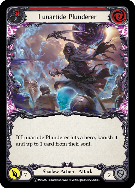 Flesh and Blood Monarch Unlimited C MON206 Lunartide Plunderer (Red) Standard