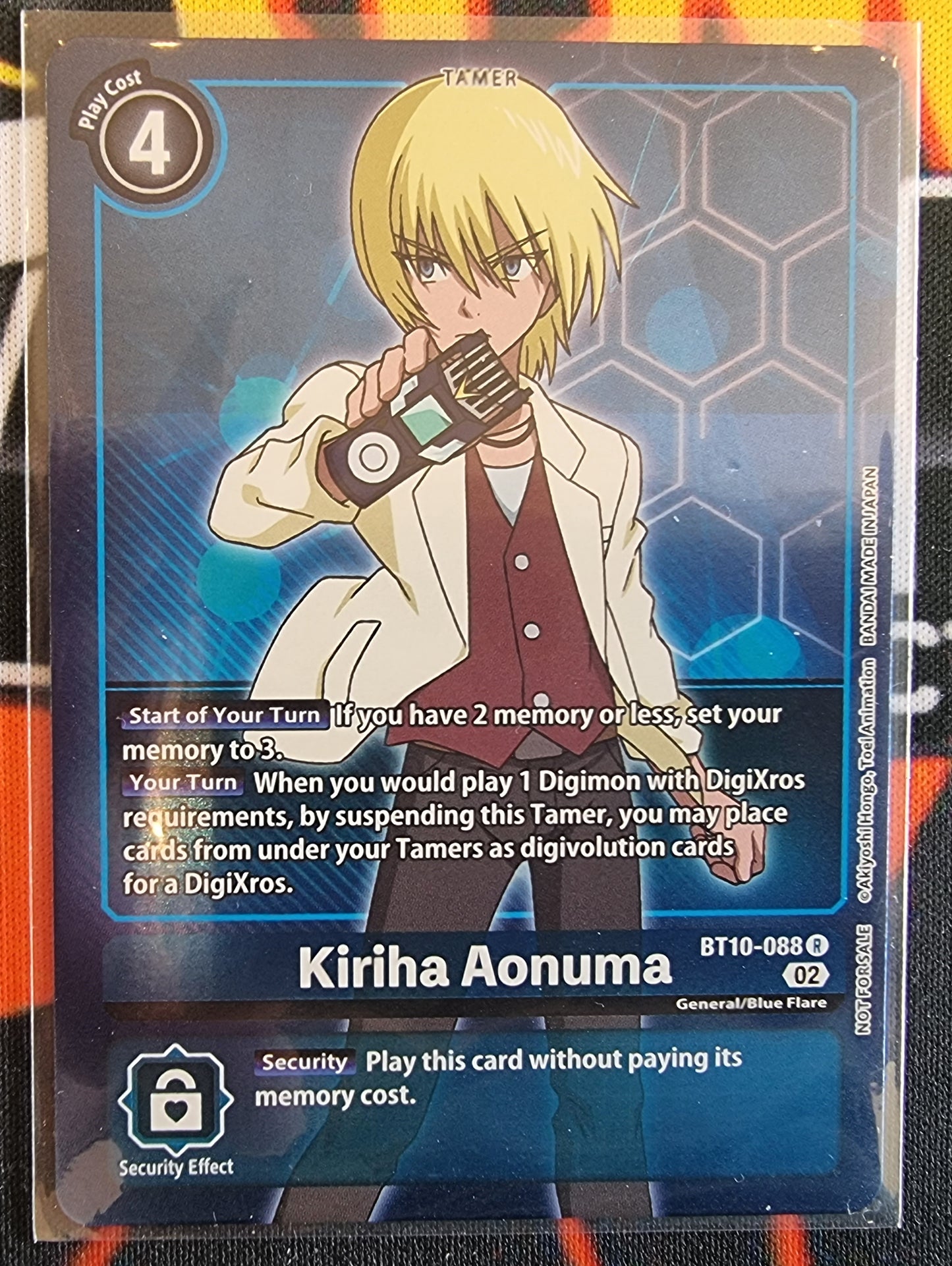 Digimon Card Xros Encounter Kiriha Aonuma Alt Art BT10-088 R