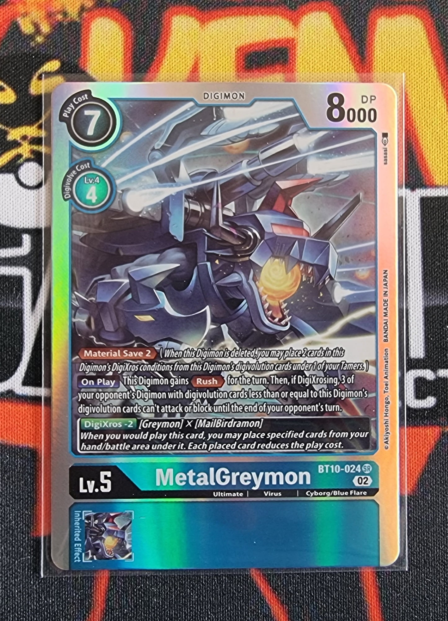 Digimon Card Xros Encounter MetalGreymon BT10-024 SR