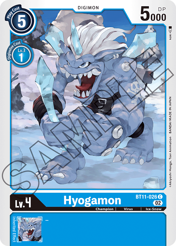 Digimon Card Dimensional Phase Hyogamon BT11-026 C
