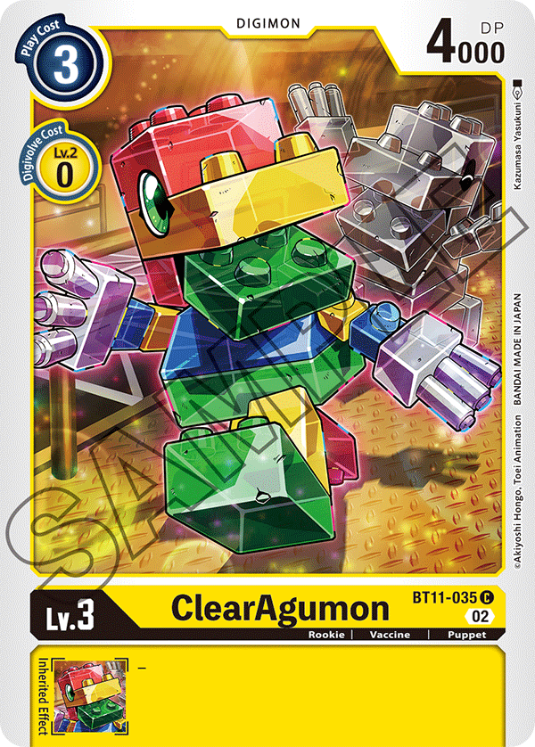 Digimon Card Dimensional Phase ClearAgumon BT11-035 C