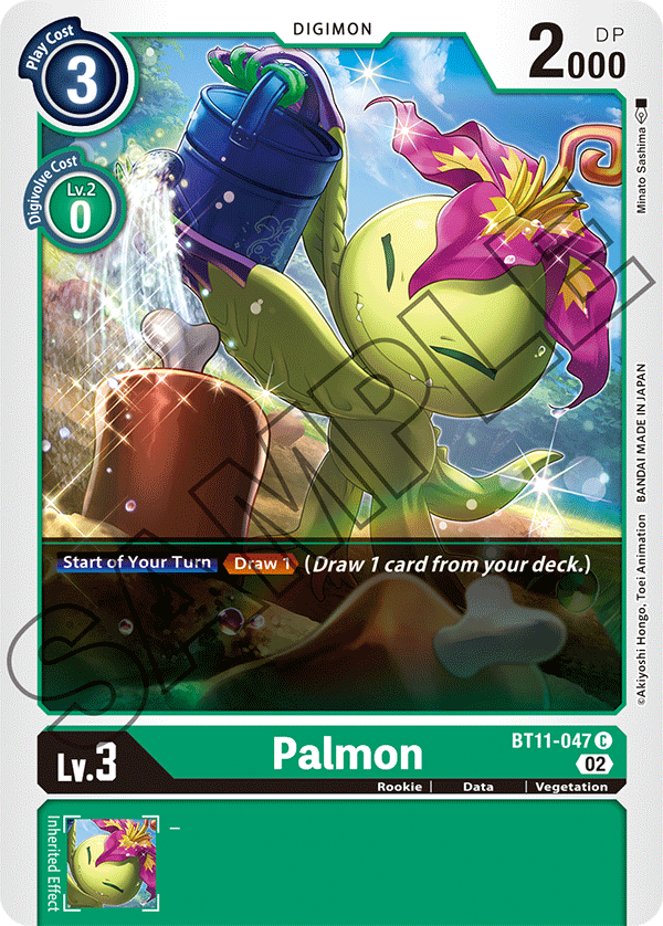 Digimon Card Dimensional Phase Palmon BT11-047 C (Foil)