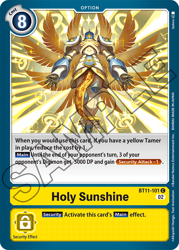 Digimon Card Dimensional Phase Holy Sunshine BT11-101 C