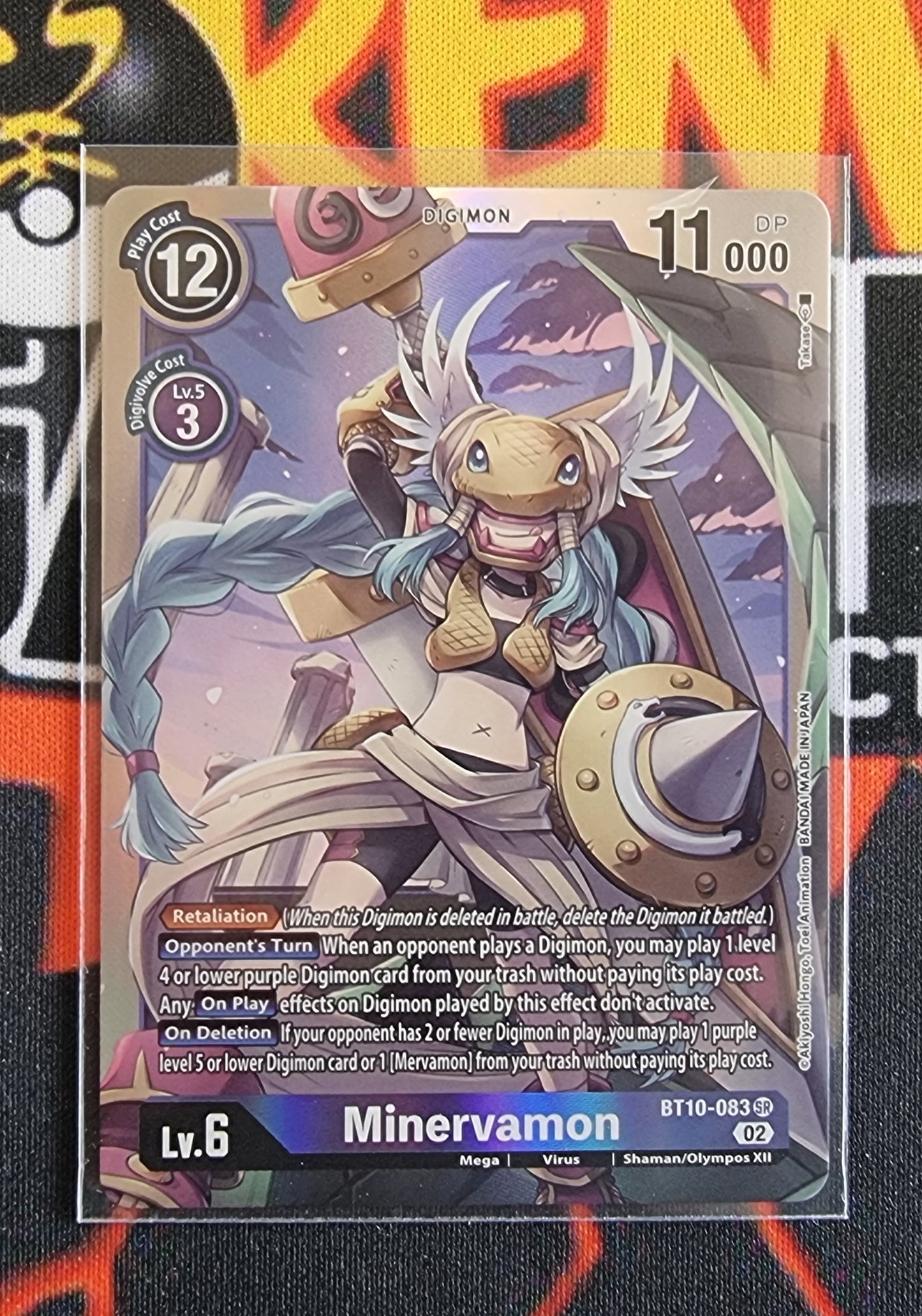 Digimon Card Xros Encounter Minervamon BT10-083 SR