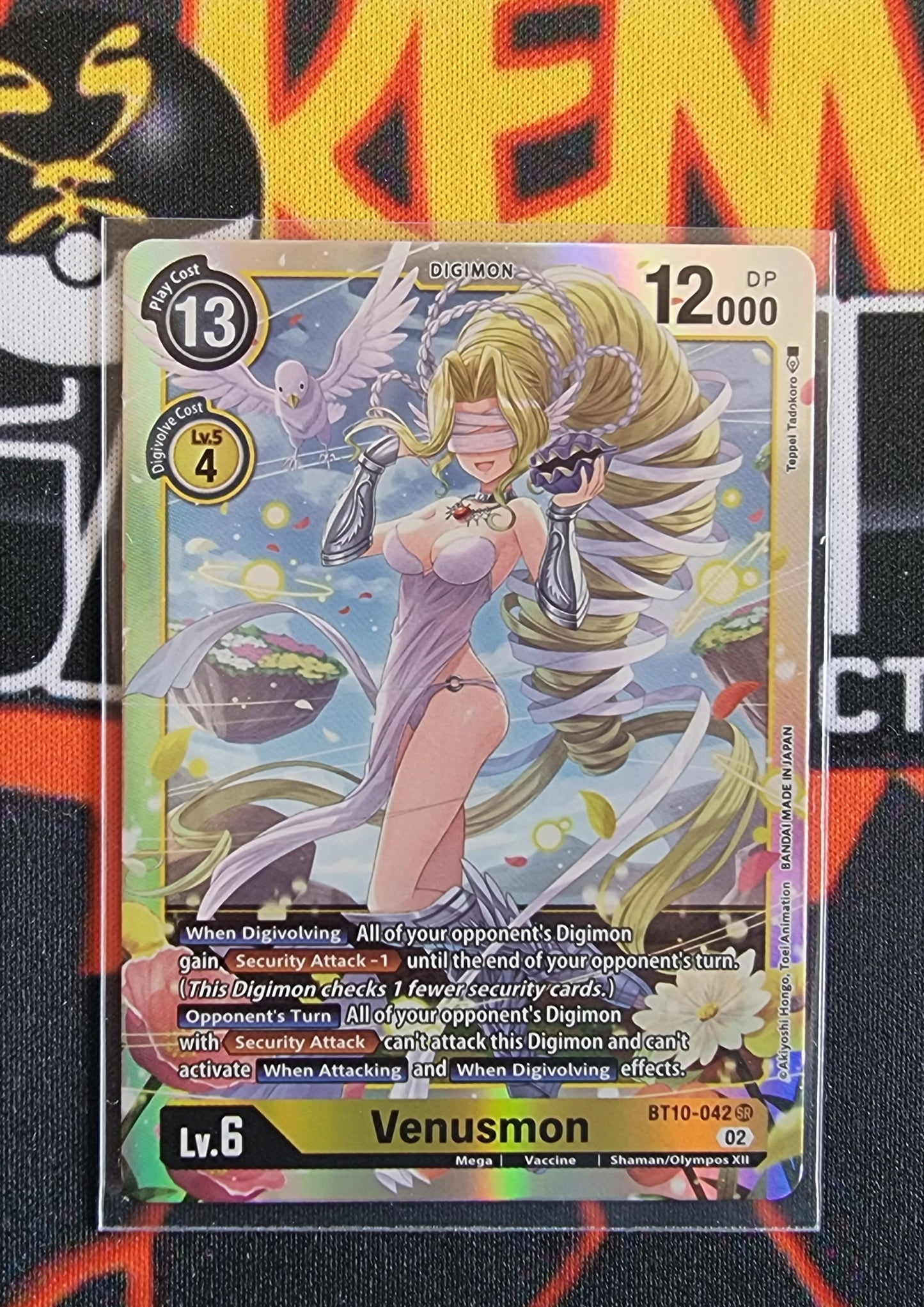 Digimon Card Xros Encounter Venusmon BT10-042 SR