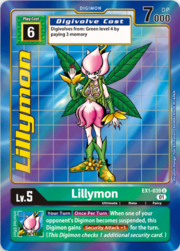 Digimon Card Classic Collection Lillymon EX1-039 U Alternative Art