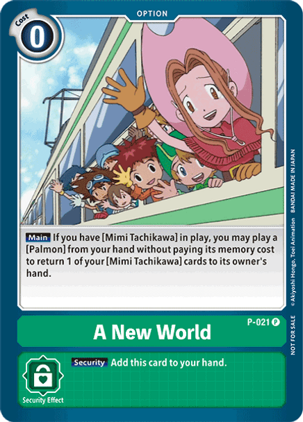 Digimon Card A New World P-021 P