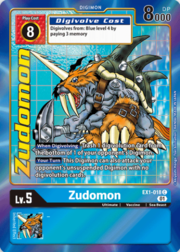 Digimon Card Classic Collection Zudimon EX1-018 C 另类艺术