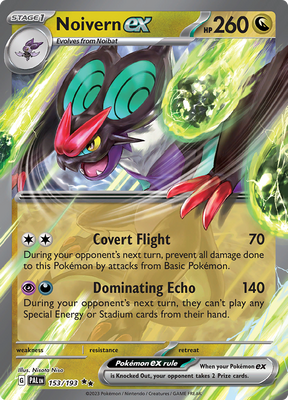 Pokemon Card Paldea Evolved 153/193 Noivern ex Double Rare *MINT*