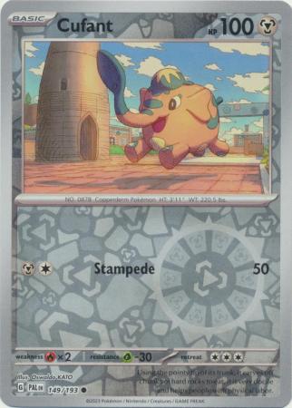 Pokemon Card Paldea Evolved 149/193 Cufant Reverse Holo Common *MINT*