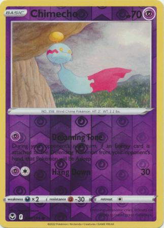 Pokemon Card Silver Tempest 074/195 74/195 Chimecho Reverse Holo Common *MINT*