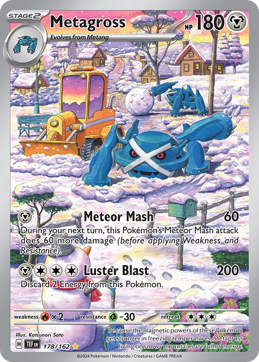 178/162 Metagross  Pokemon Card  Temporal Forces Illustration Rare *MINT*