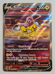 Pokemon Card Crown Zenith Galarian Gallery GG41/GG70 Raikou V Ultra Rare *MINT*