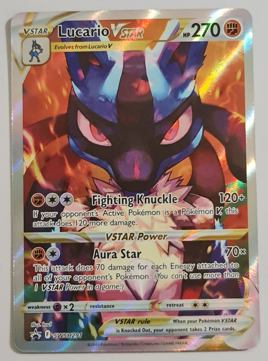 Pokemon Card SWSH Black Star Promos SWSH291 Lucario Vstar *MINT*