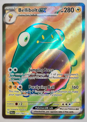 Pokemon Card Paldea Evolved 237/193 Bellibolt ex Ultra Rare *MINT*