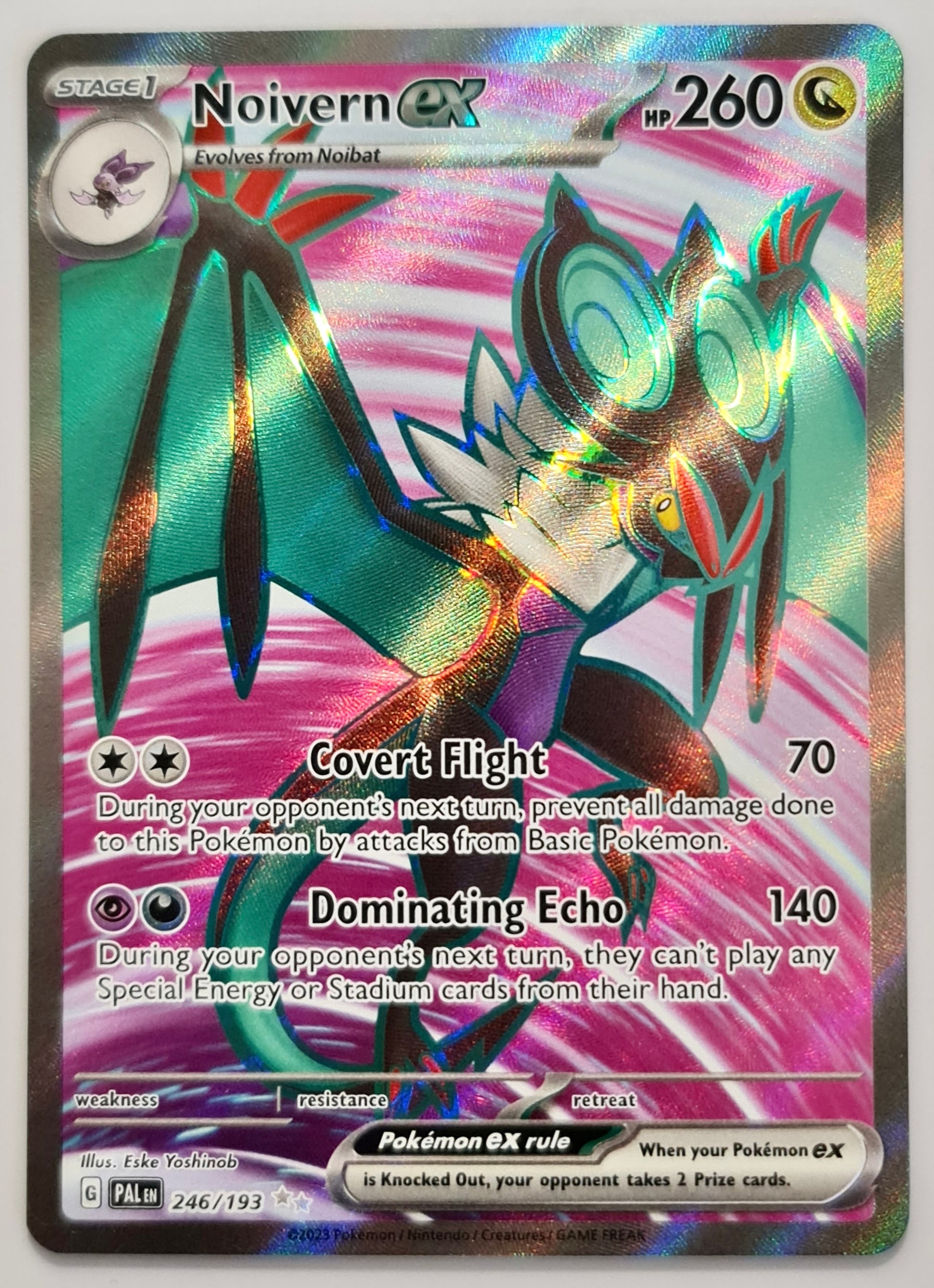 noivern ex pokemon card value Pokemon Card Paldea Evolved 246/193 Noivern ex Ultra Rare *MINT* – Brokenvase Games