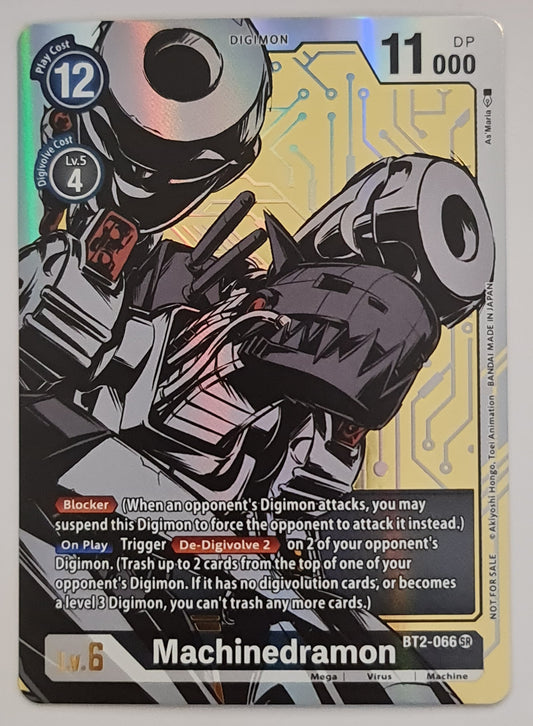 <transcy>デジモンカードVer1.0マシーンドラモンBT2-066SR</transcy>