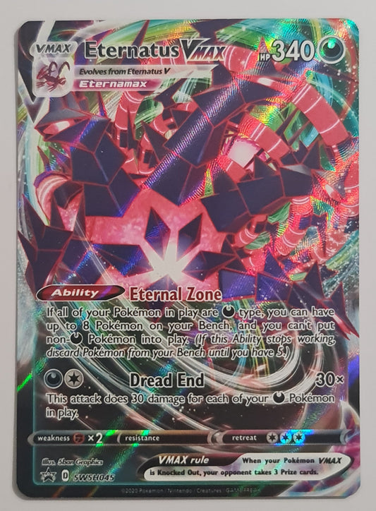 <transcy>Pokemon Karte SWSH Black Star Promos SWSH045 Eternatus VMAX</transcy>