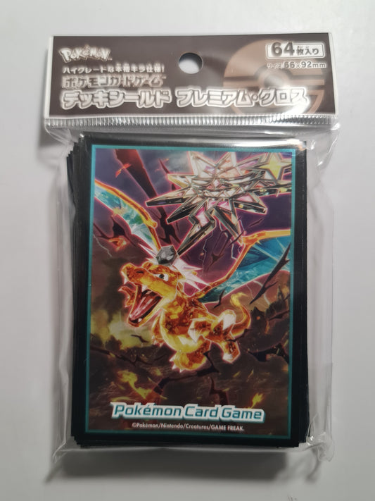 Pokemon Center Exclusive: Terastallized Charizard Sleeves (64 Sleeves)