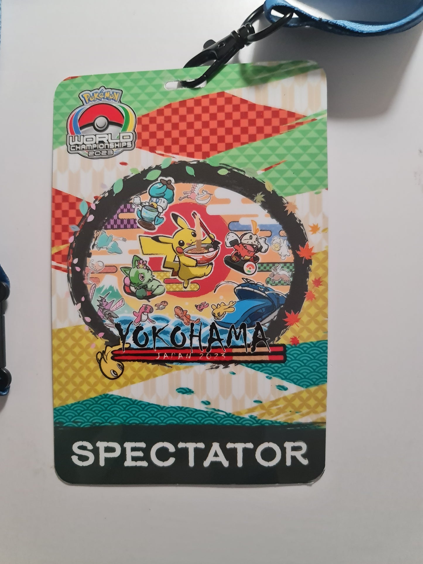 Pokemon World Championship 2023 Spectator Exclusive Badge & Lanyard