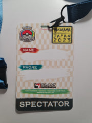 Pokemon World Championship 2023 Spectator Exclusive Badge & Lanyard