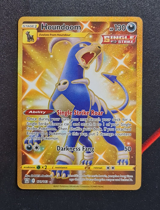 <transcy>Pokemon Card Battle Styles 179/163 179/163 Houndoom Secret Rare</transcy>