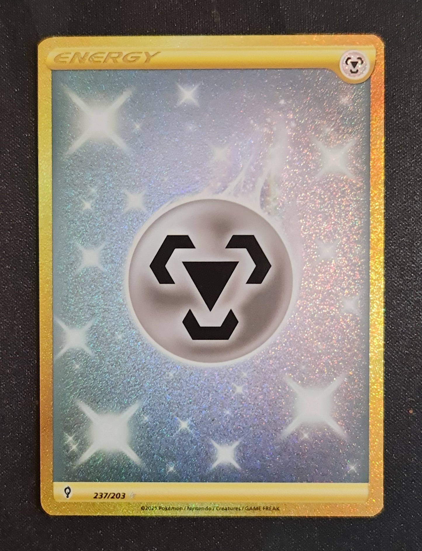 Pokemon Card Evolving Skies 237/203 237/203 Steel Energy Secret Rare