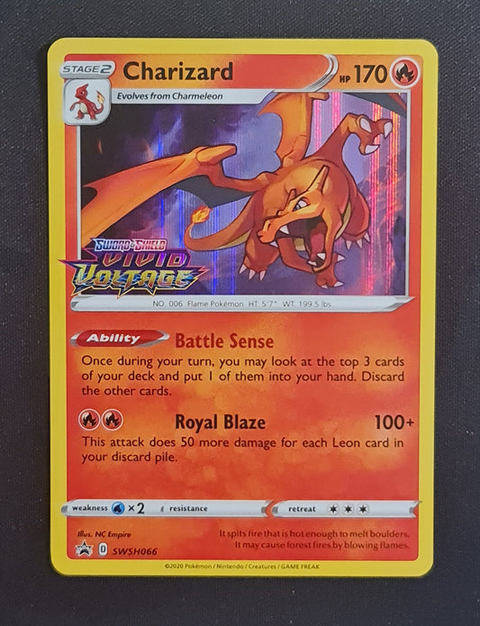 <transcy>Pokemon-kort SWSH Black Star-kampagner SWSH066 Charizard Forudgivelsesdeltagelseskampagne</transcy>