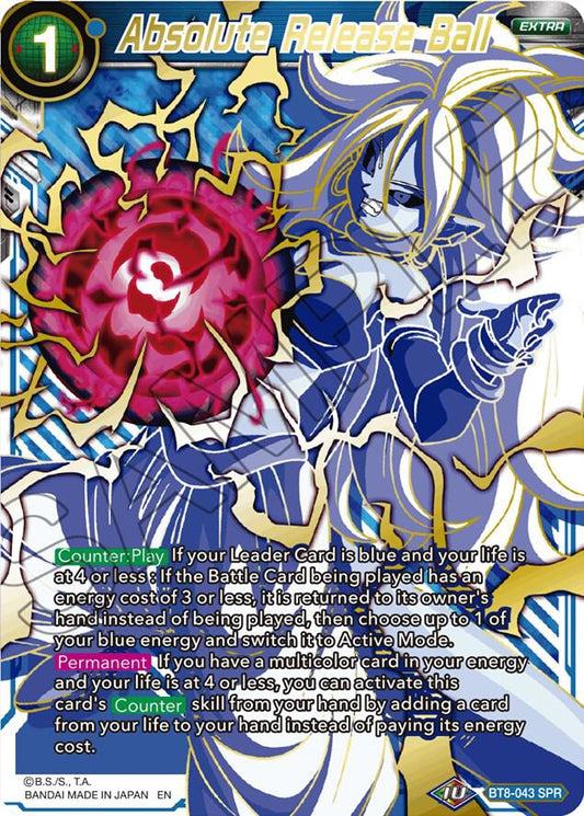 DBS BT8-043 SPR Absolute Release Ball Malicious Machinations *MINT*