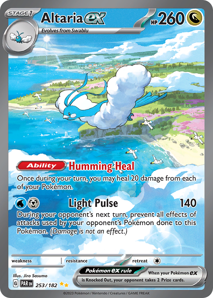 253/182 Altaria ex  Pokemon Card  Paradox Rift Special Illustration Rare *MINT*