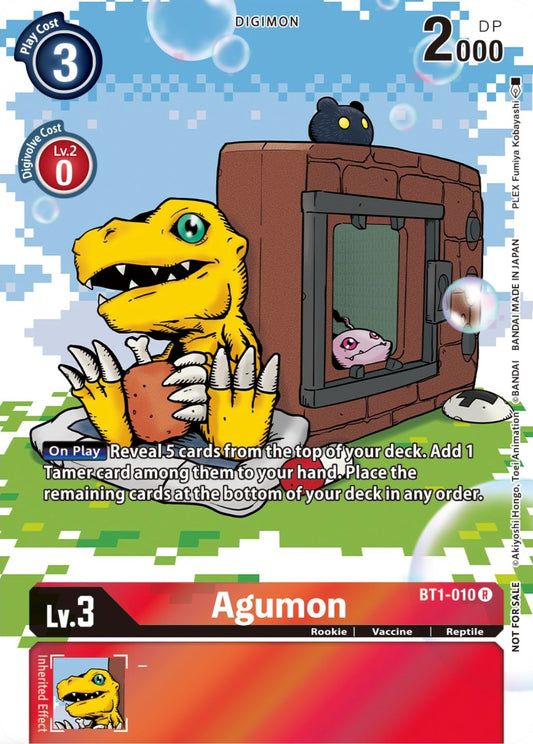 Digimon Card 25th Anniversary Promo Agumon BT1-010 R