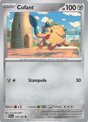 Pokemon Card Paldea Evolved 149/193 Cufant Common *MINT*