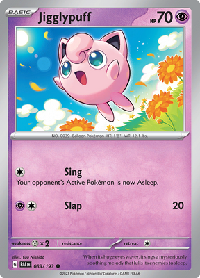 Pokemon Card Paldea Evolved 083/193 83/193 Jigglypuff Common *MINT*