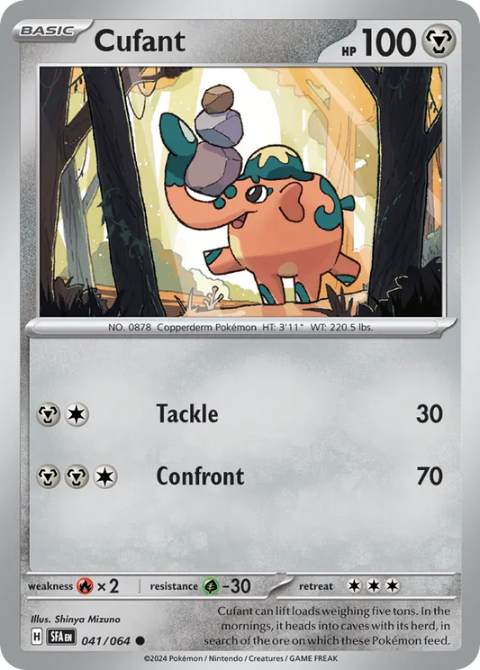 041/064 41/64 Cufant Pokemon Card Shrouded Fable Common *MINT*