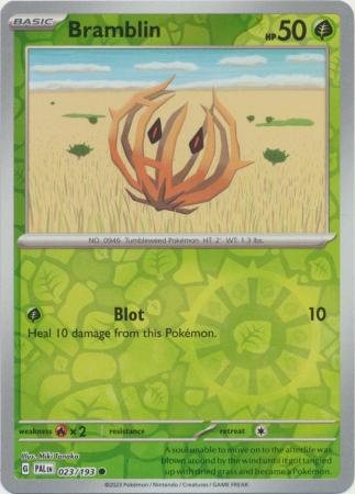 Pokemon Card Paldea Evolved 023/193 23/193 Bramblin Reverse Holo Common *MINT*