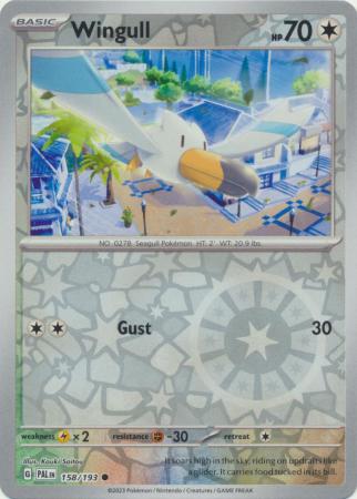 Pokemon Card Paldea Evolved 158/193 Wingull Reverse Holo Common *MINT*