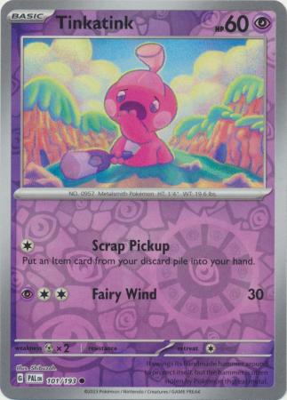 Pokemon Card Paldea Evolved 101/193 Tinkatink Reverse Holo Common *MINT*