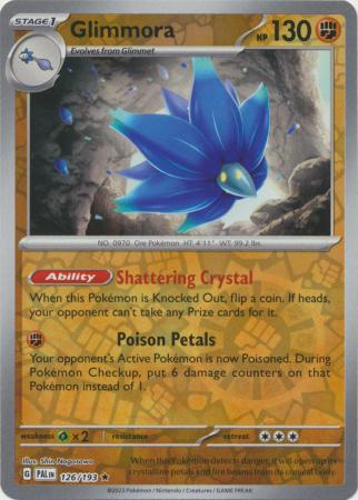 Pokemon Card Paldea Evolved 126/193 Glimmora Reverse Holo Rare *MINT*