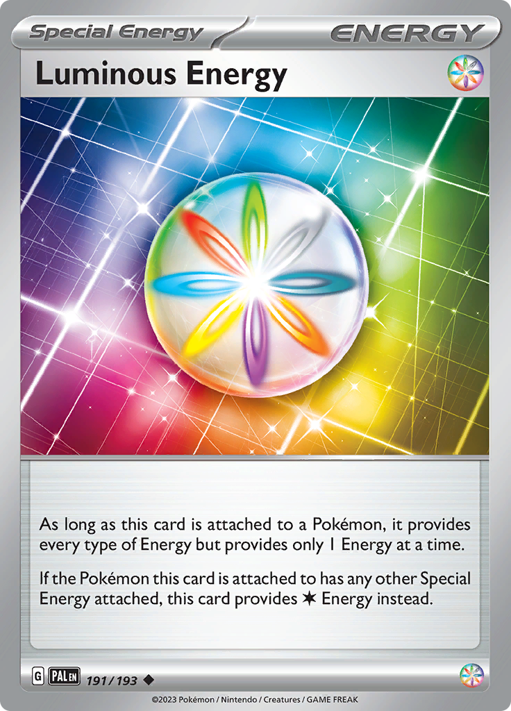 Pokemon Card Paldea Evolved 191/193 Luminous Energy Uncommon *MINT*