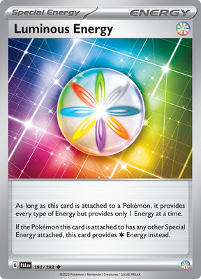 Pokemon Card Paldea Evolved 191/193 Luminous Energy Uncommon *MINT*