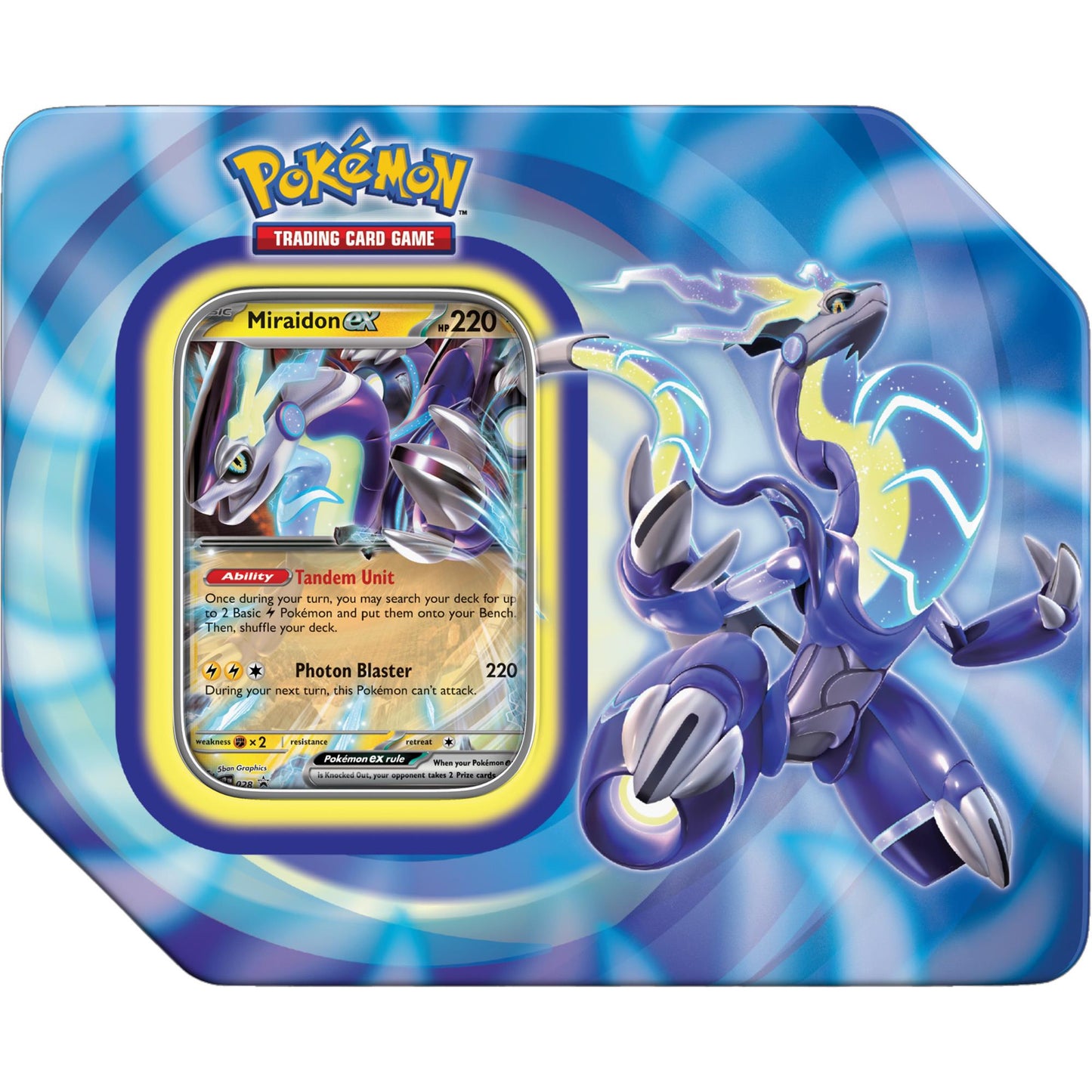 Pokemon TCG: Paldea Legends Tin - Miraidon ex