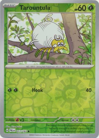 Pokemon Card Paldea Evolved 017/193 17/193 Tarountula Reverse Holo Common *MINT*