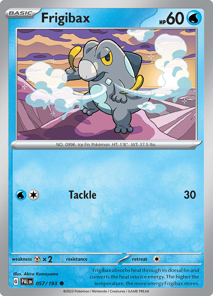 Pokemon Card Paldea Evolved 057/193 57/193 Frigibax Common *MINT*