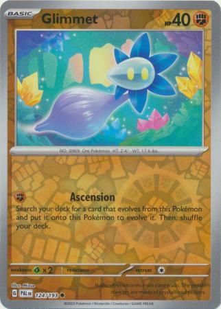 Pokemon Card Paldea Evolved 124/193 Glimmet Reverse Holo Common *MINT*