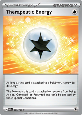 Pokemon Card Paldea Evolved 193/193 Therapeutic Energy Uncommon *MINT*