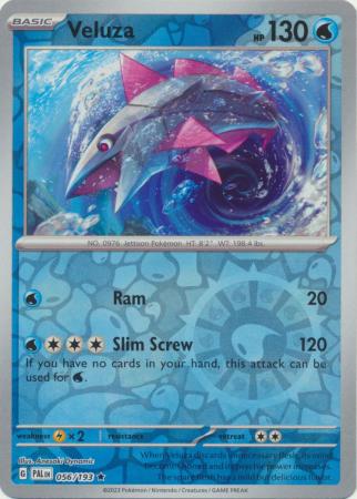 Pokemon Card Paldea Evolved 056/193 56/193 Veluza Reverse Holo Rare *MINT*