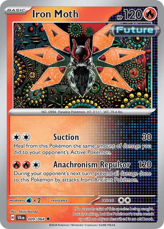 009/064 9/64 Iron Moth Pokemon Card Shrouded Fable Uncommon *MINT*