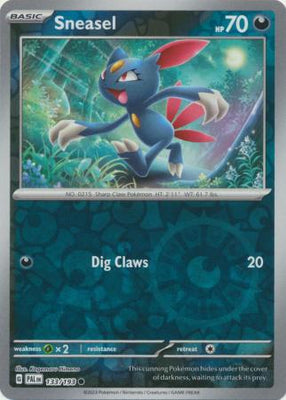 Pokemon Card Paldea Evolved 133/193 Sneasel Reverse Holo Common *MINT*