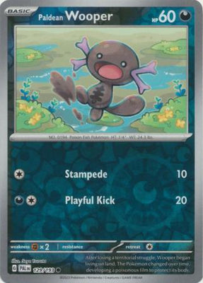 Pokemon Card Paldea Evolved 129/193 Paldean Wooper Reverse Holo Common *MINT*